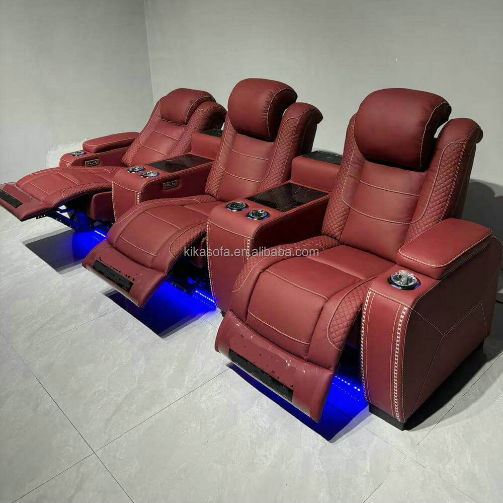 Home Decor Sofa - Premium 3 Kişilik Elektrikli Yatar Koltuk,