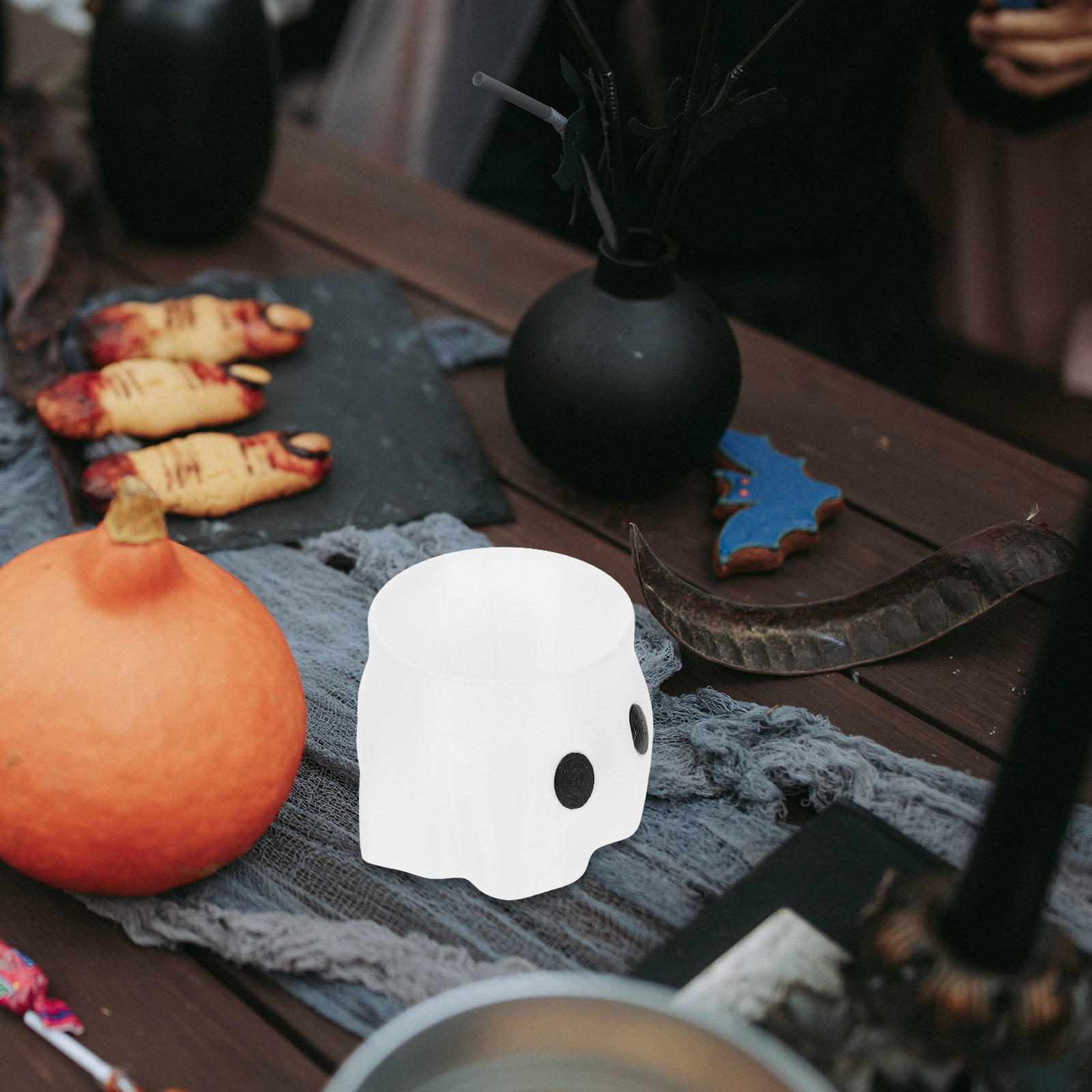 Home Decor Store - Şeker Kovası Dekoratif Cadılar Bayramı Hayalet