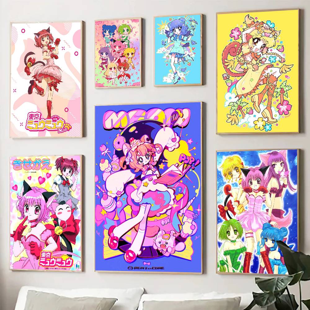 Home Decor Tokyo - Anime Tokyo Mew Mew Posterleri Oturma