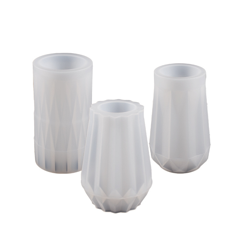 Home Decor Store - Yuvarlak elmas vazo saklamak için silikon