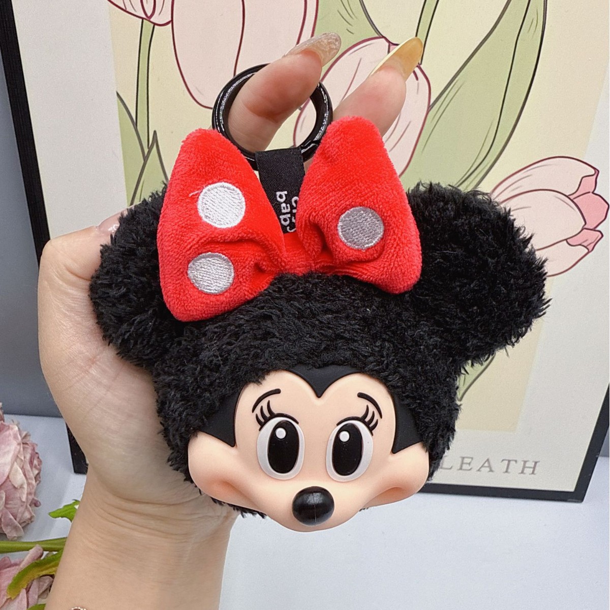 Home Decor Collection - Mickey Minnie Peluş Bebek Anahtarlık Sevimli