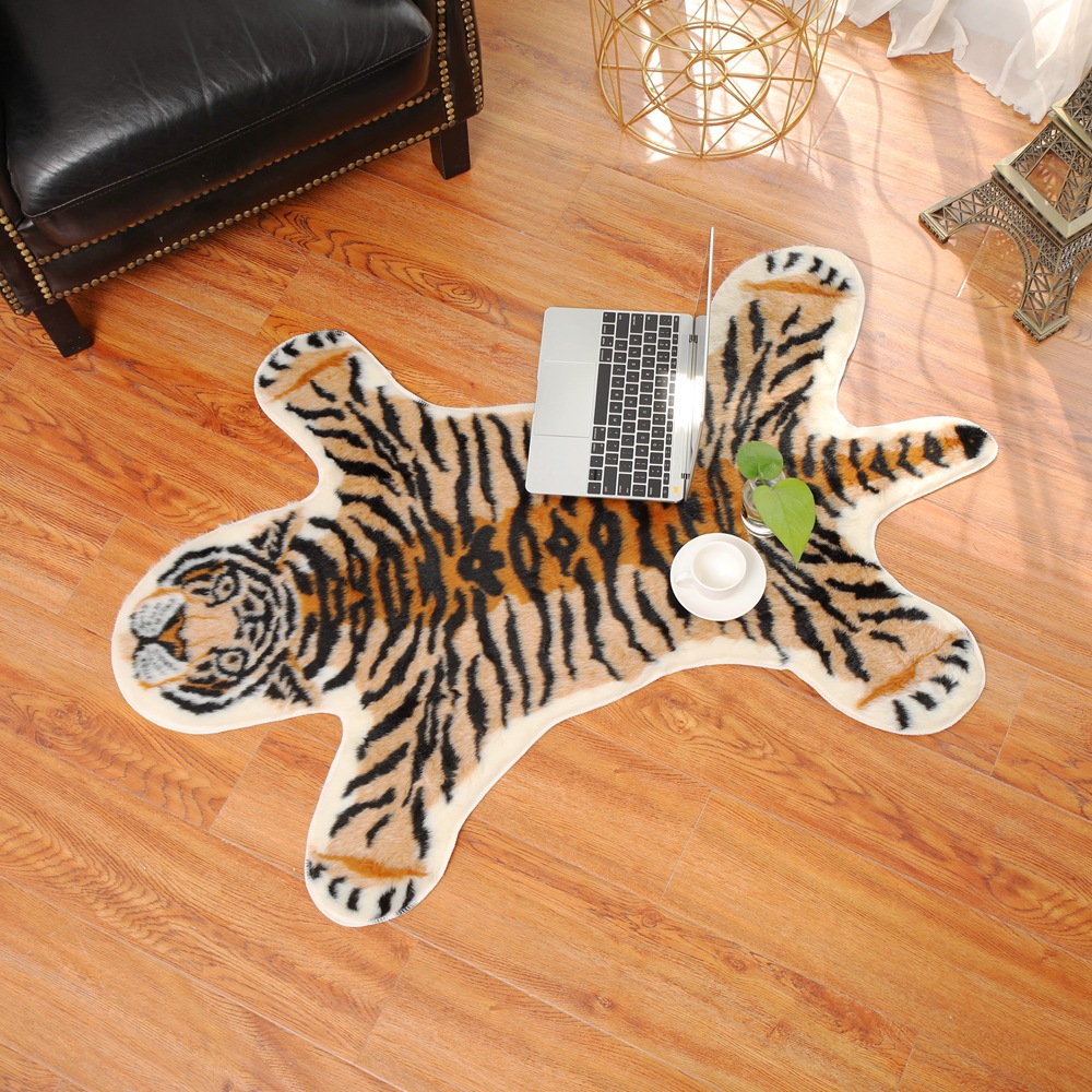 Cowhide Rug Faux - Kaplan baskılı halı inek leopar kaplan