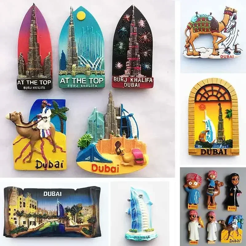 Home Decor Dubai - Dubai turistik hediyelik buzdolabı mıknatısları Khalifa