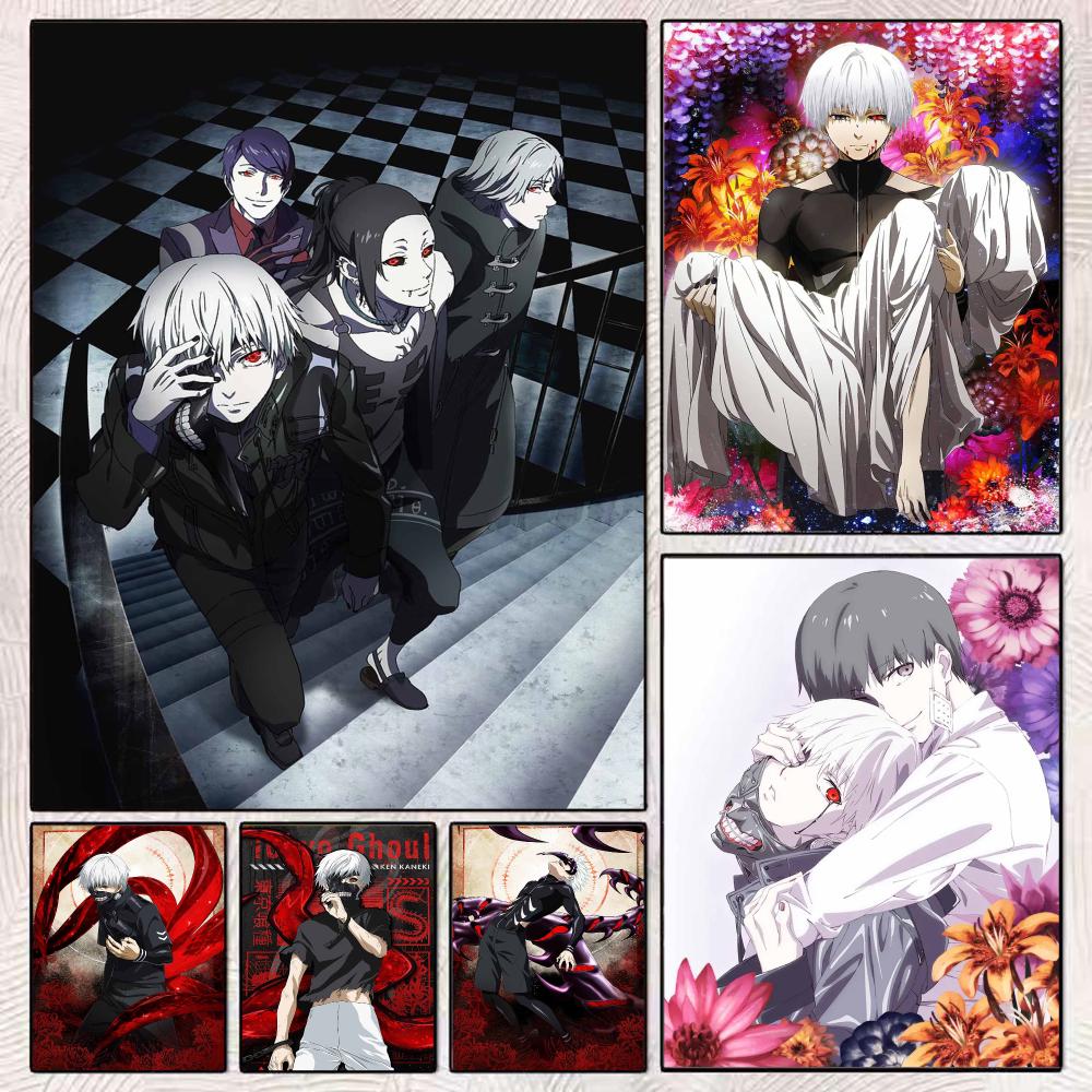 Home Decor Tokyo - Karanlık Anime T-Tokyo G-Ghoul Posteri Modern