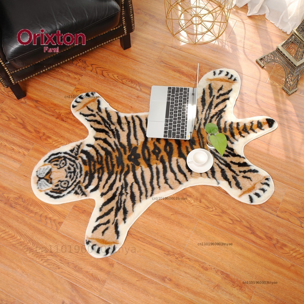 Cowhide Rug Faux - Kaplan Baskılı Halı İnek Leopar Kaplan