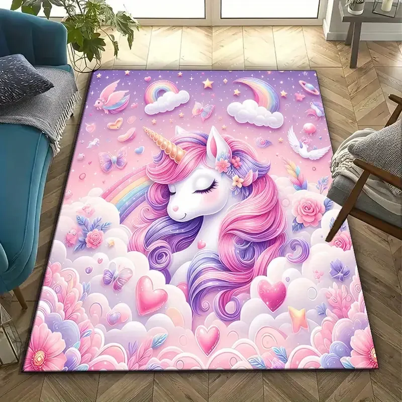 Cowhide Rug Faux - Sahte Sığır Derisi Desenli Halı Doğal
