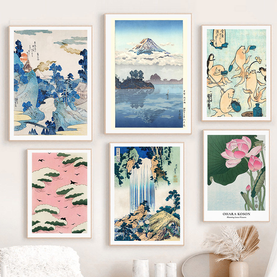 Home Decor Foto - Hokusai Ohara Koson Japon sanat posterleri