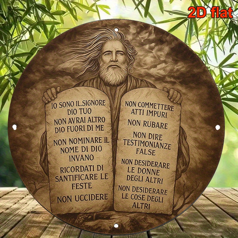Home Decor Rustic - CIFBUY Rustik İtalyan Musa'nın 10 Emri