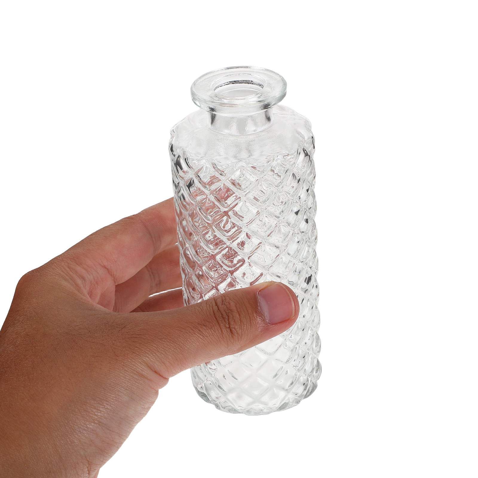 Glass Vase Nordic - 6 Parça Modern Vazo Seti Şeffaf