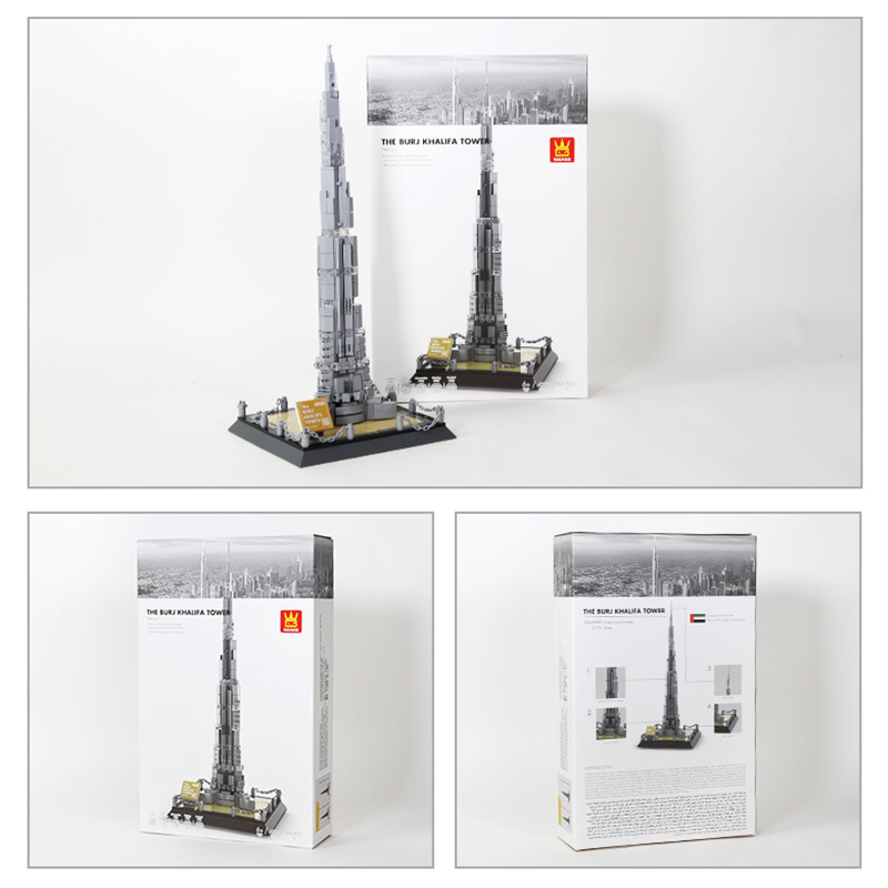 Home Decor Dubai - 555 Parça Dubai Burj Khalifa Şehir