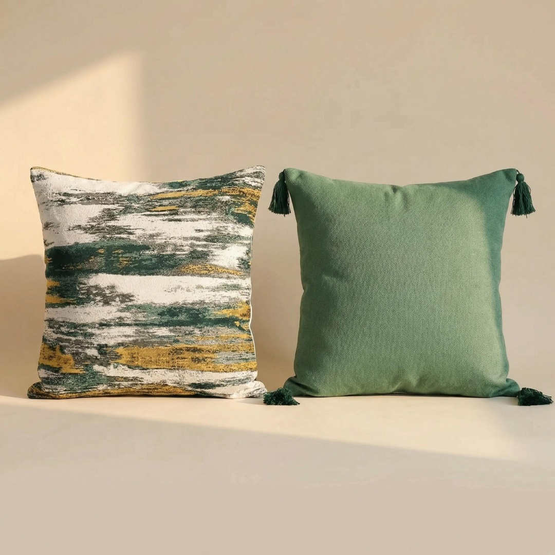 Yarn Home Decor - Ev için İskandinav dokulu, iplik boyalı,