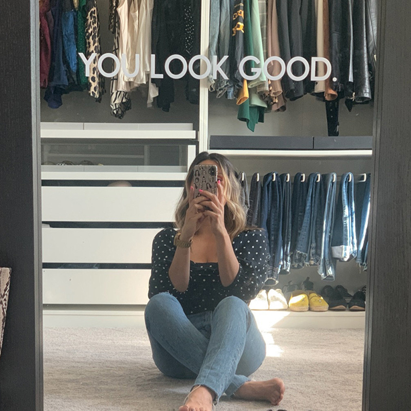 Home Decor Vinyl Flooring - İyi Görünüyorsun Ayna Duvar Sticker Banyo