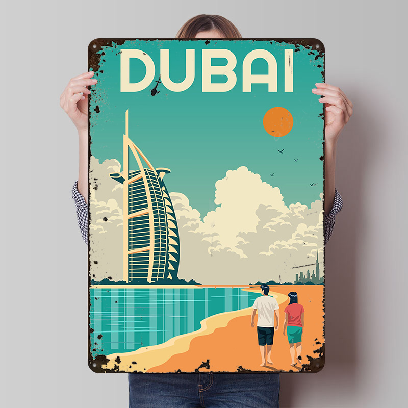 Home Decor Dubai - Dubai Seyahat Baskılı Poster Özelleştirilmiş Duvar