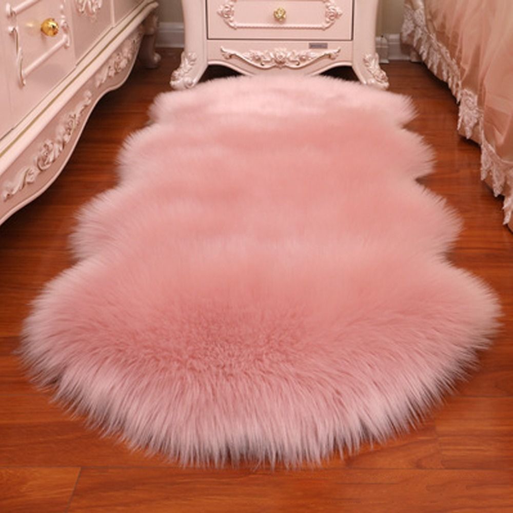 Cowhide Rug Faux - Yapay Koyun Derisi Uzun Saç Halı