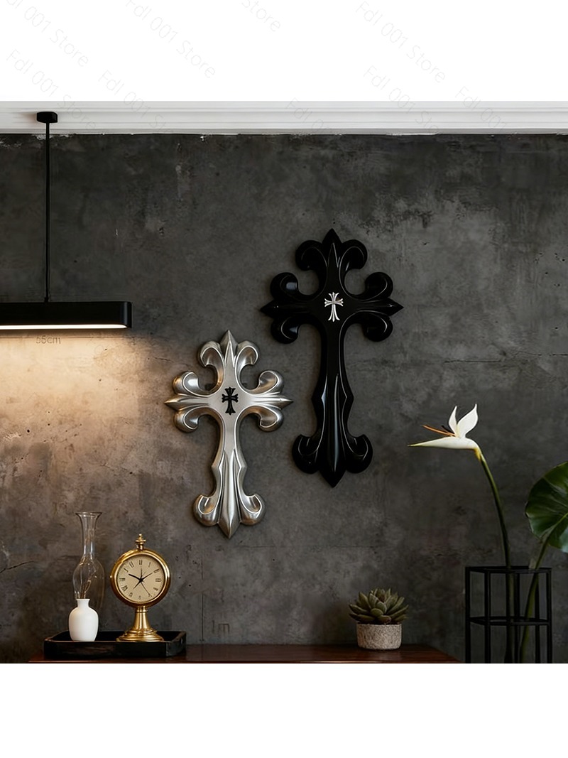 Home Decor White - İskandinav siyah beyaz çapraz duvar dekorasyonu,