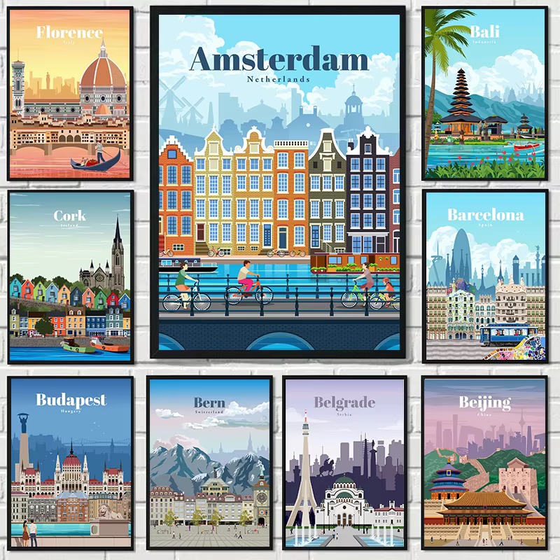 Home Decor Tokyo - Elmas Boyama Amsterdam Tokyo Londra İzlanda