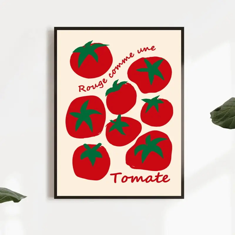 Modern Renkli Kırmızı Domates  - Home Decor Foto incelemesi ve fiyatı
