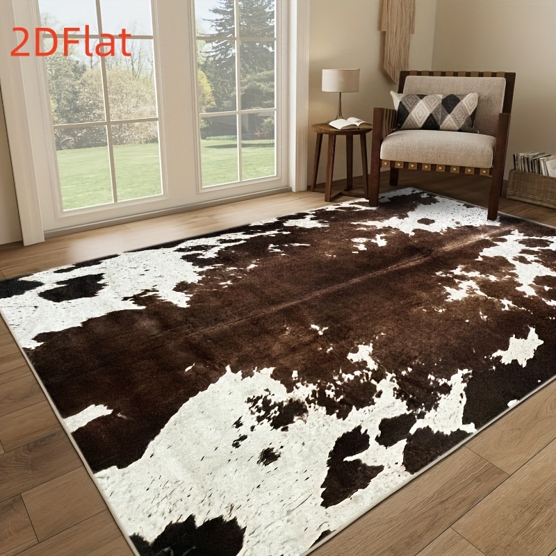 2D Düz Sığır Derisi Baskılı Fl - Cowhide Rug Faux incelemesi ve fiyatı