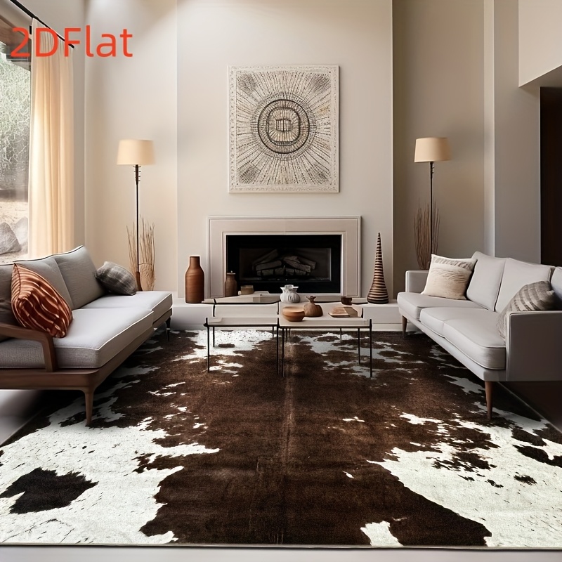 2D Düz Sığır Derisi Baskılı Fl - Cowhide Rug Faux incelemesi ve fiyatı