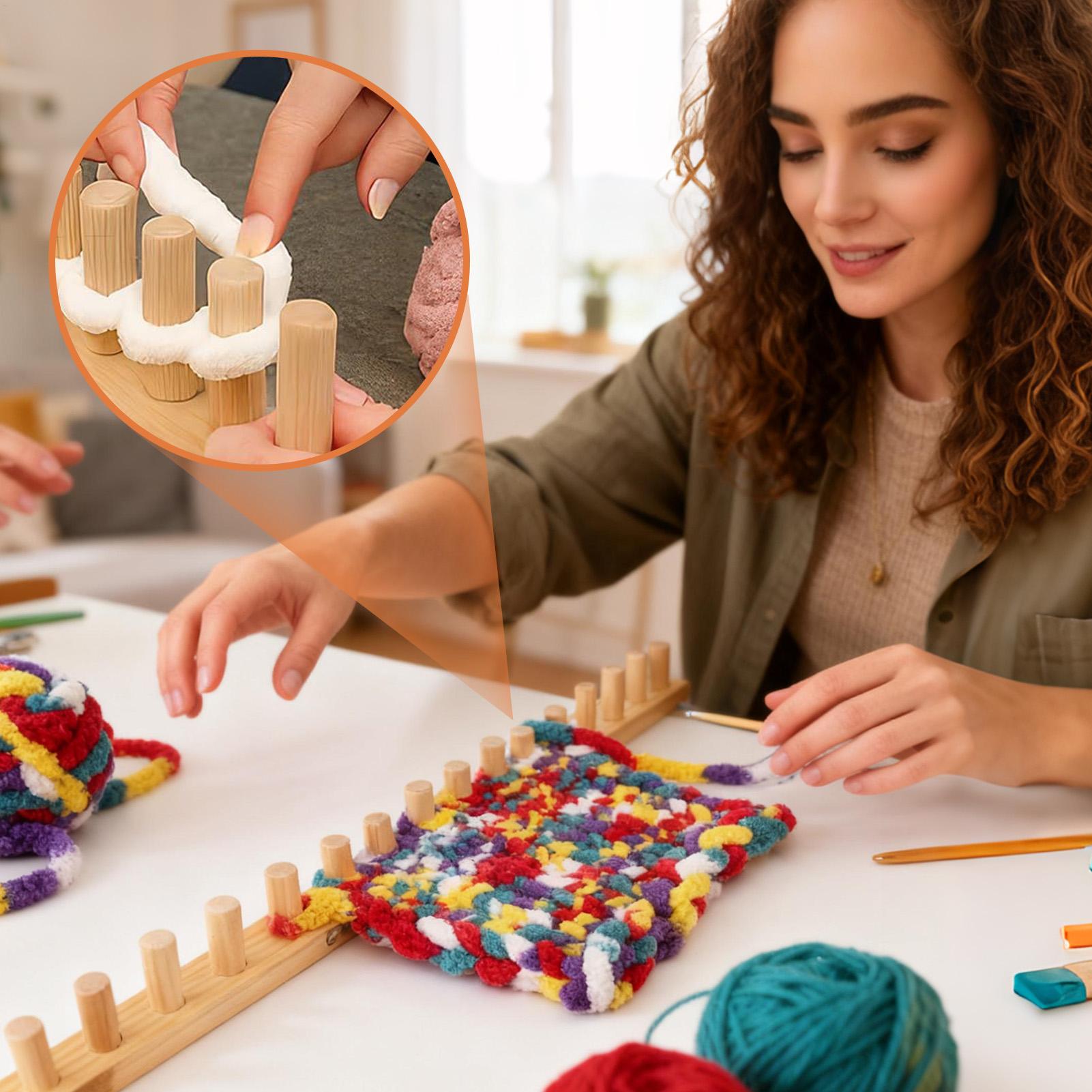 35 İnç Ahşap Kalın İplik Tezga - Yarn Home Decor incelemesi ve fiyatı