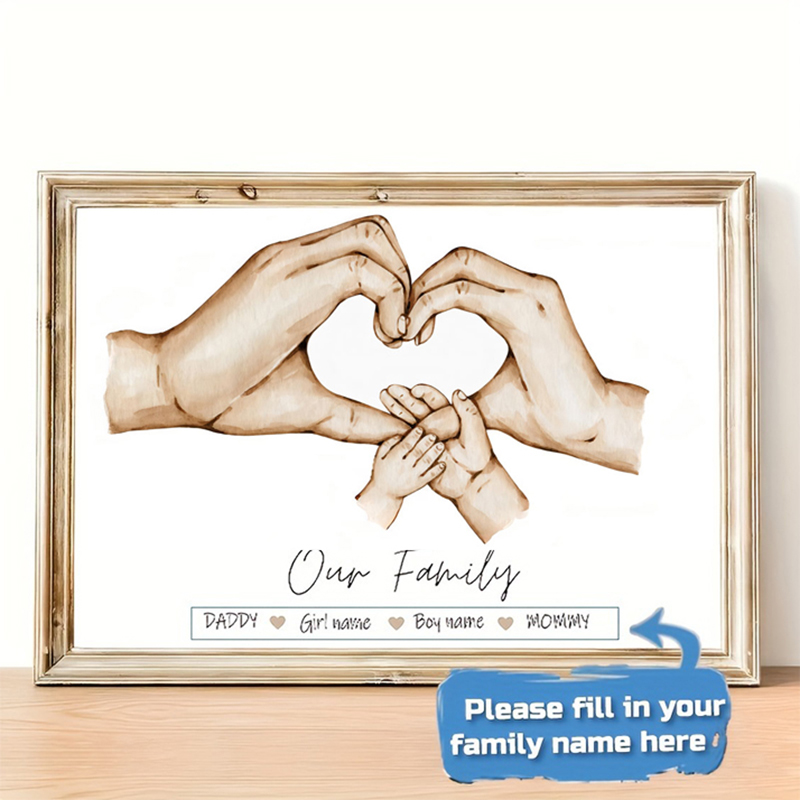 Kişiselleştirilmiş Özel Aile E - Home Decor Foto incelemesi ve fiyatı