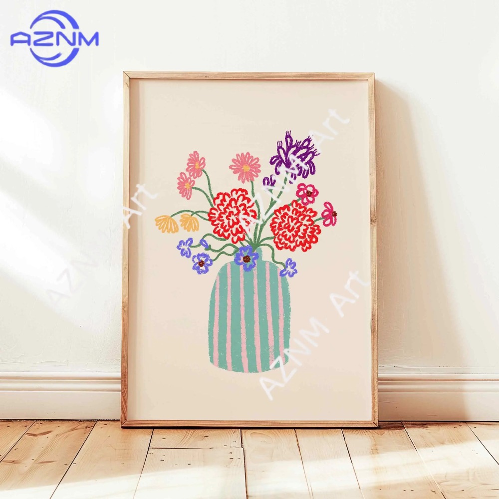 1/3 adet Soyut Çiçek Vazo Past - Home Decor Vase incelemesi ve fiyatı