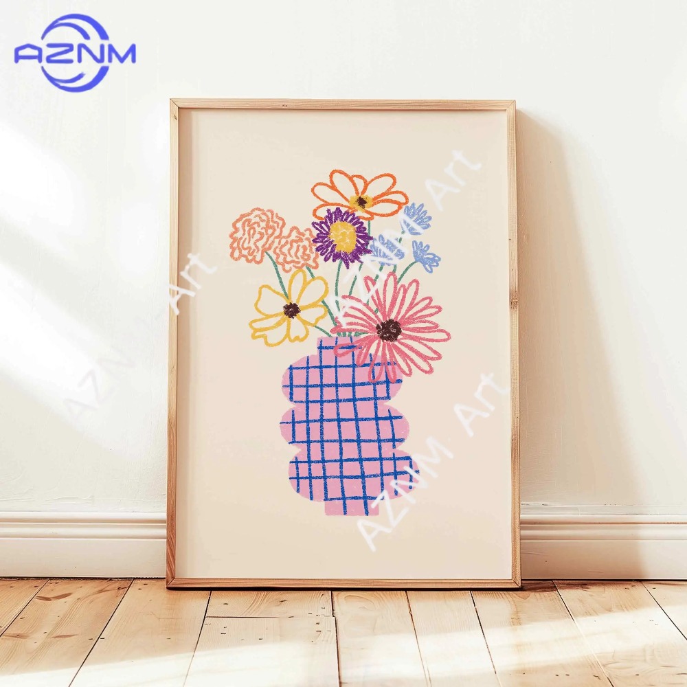 1/3 adet Soyut Çiçek Vazo Past - Home Decor Vase incelemesi ve fiyatı