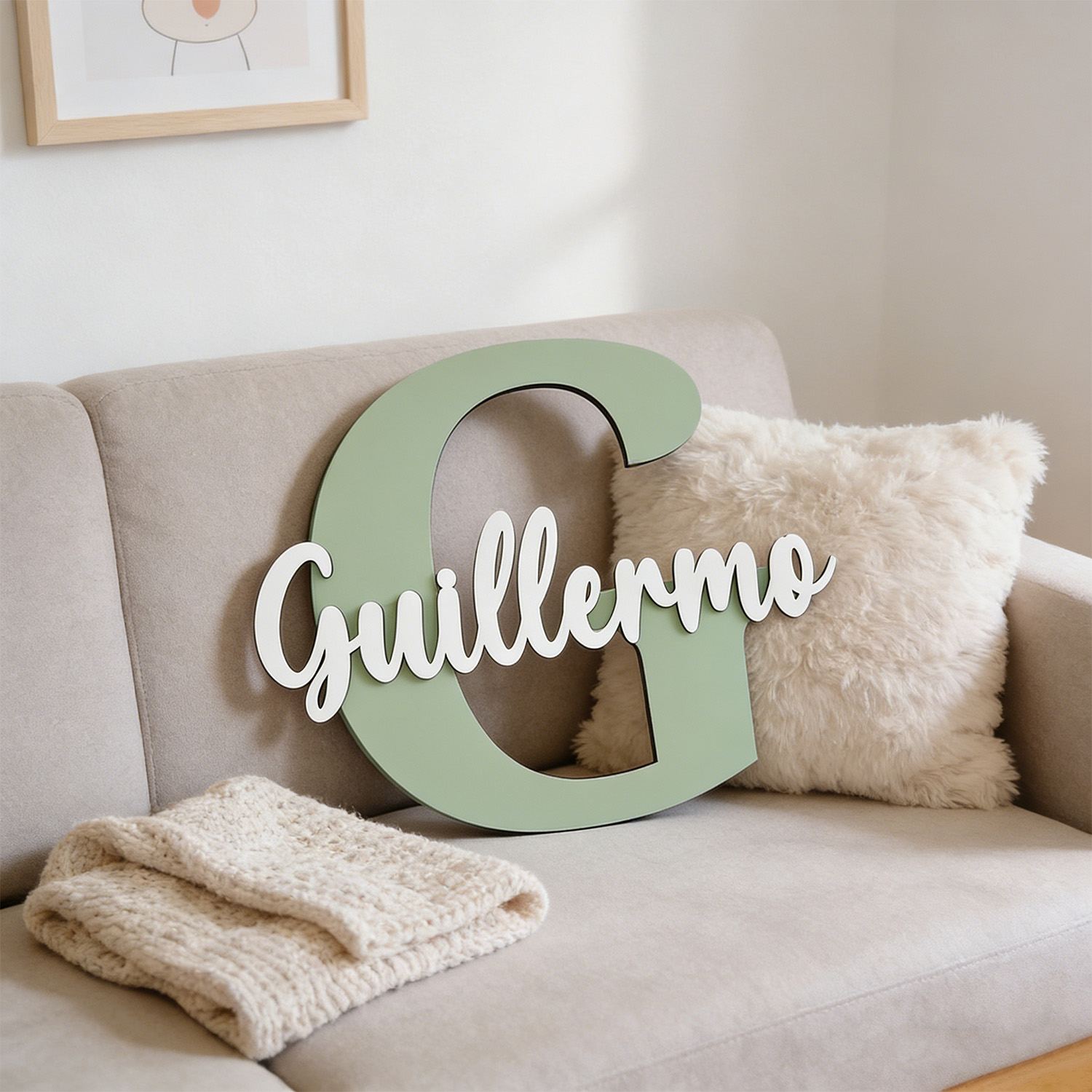 1 adet Özel Monogram Baş Harfl - Home Decor Sofa incelemesi ve fiyatı
