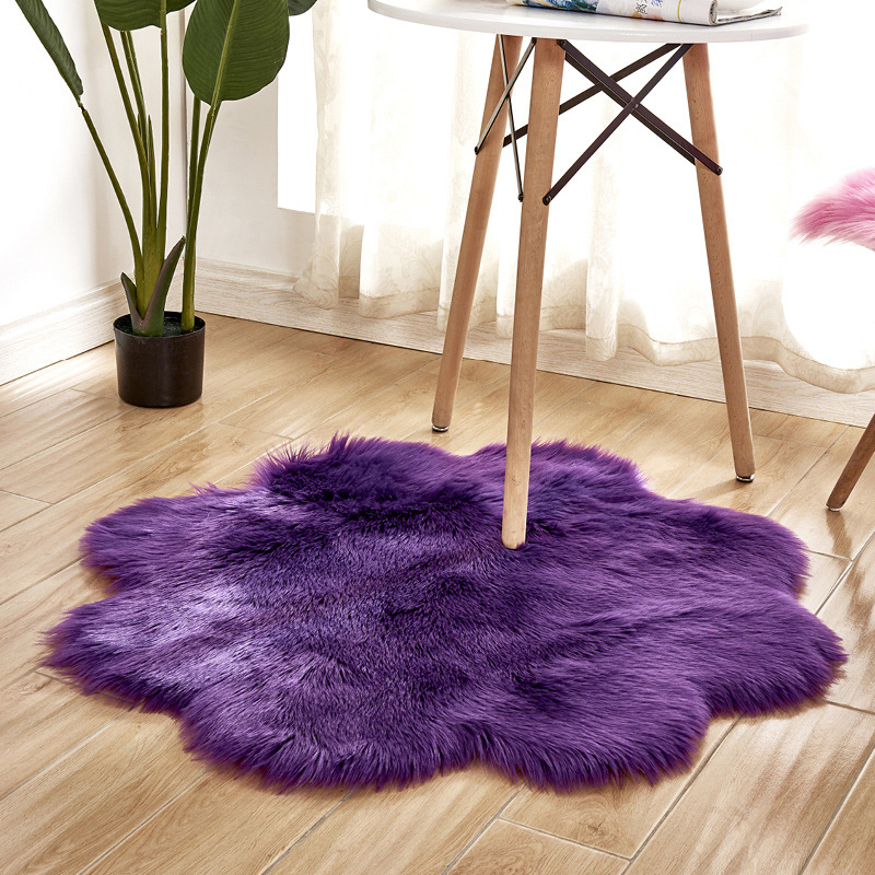Erik Çiçeği Şekli Yumuşak Takl - Cowhide Rug Faux incelemesi ve fiyatı