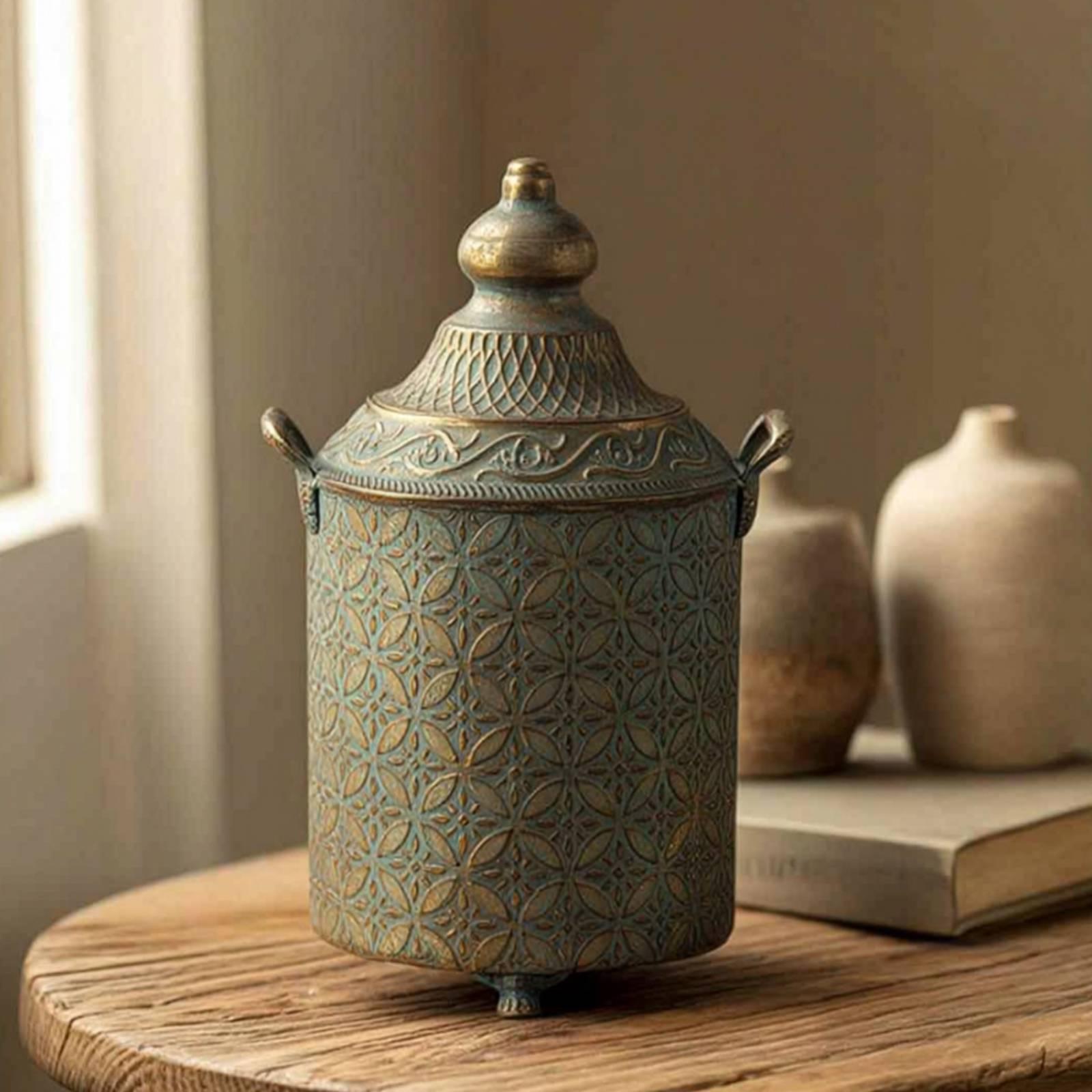 Patina Kaplamalı Metal Dekorat - Home Decor Vase incelemesi ve fiyatı