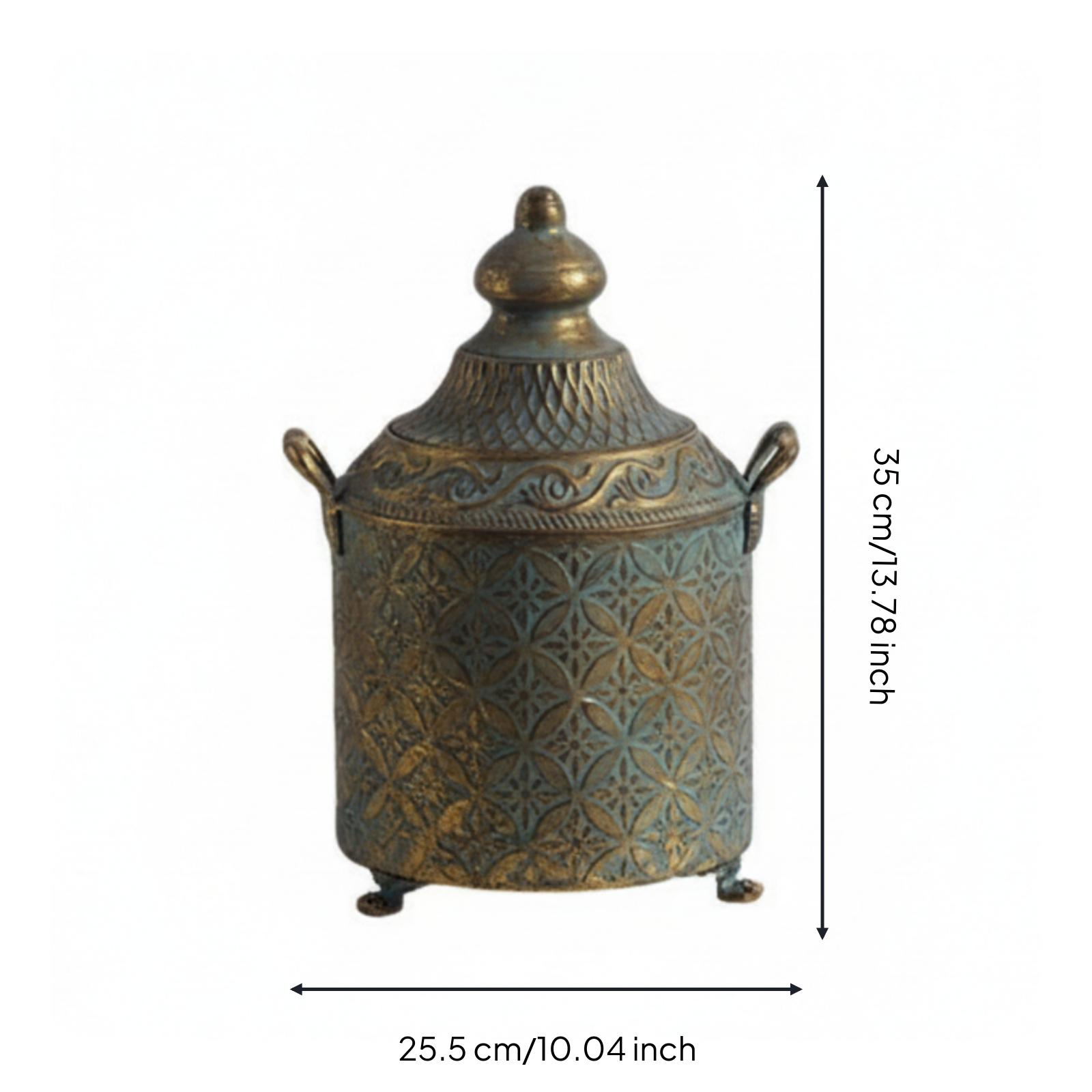 Patina Kaplamalı Metal Dekorat - Home Decor Vase incelemesi ve fiyatı