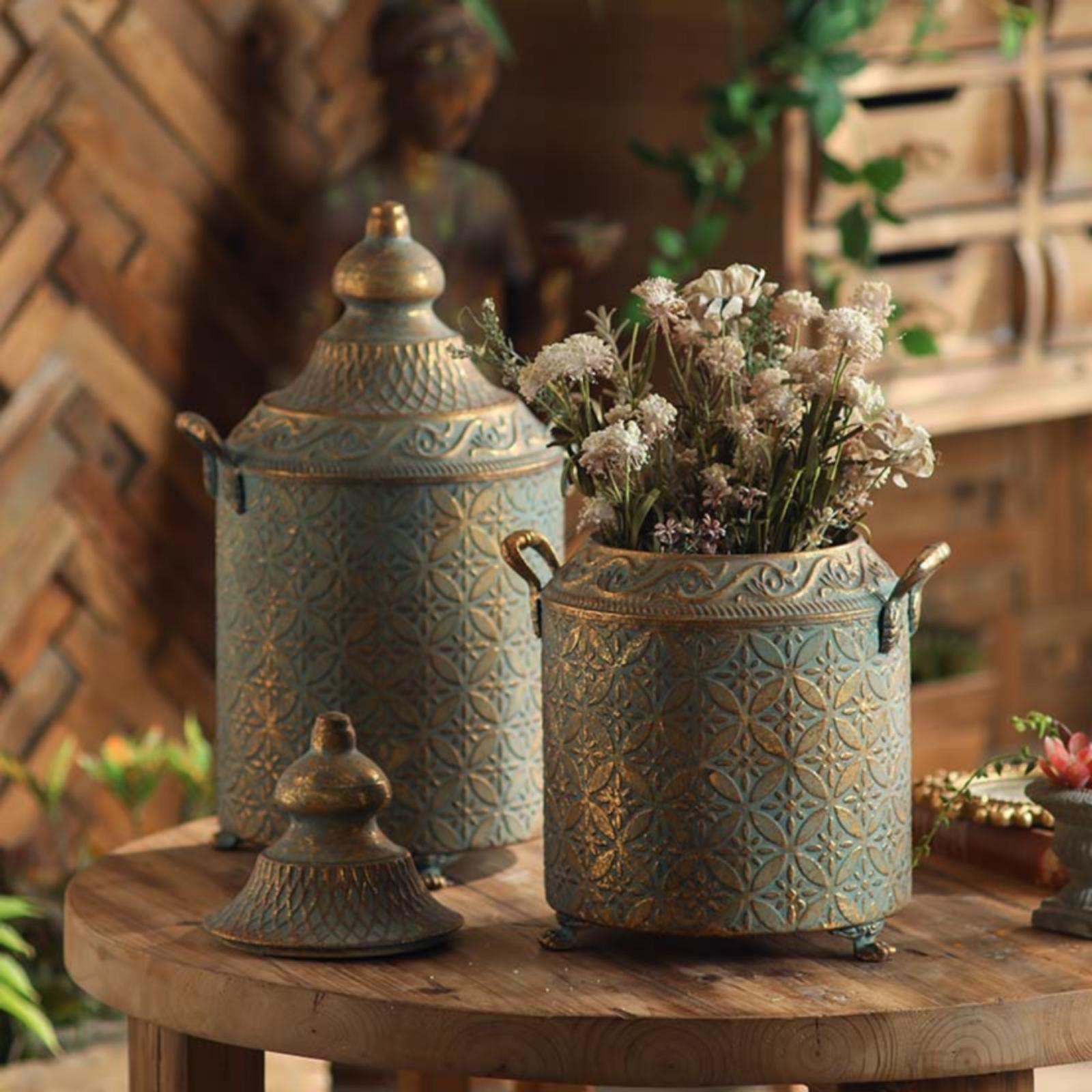 Patina Kaplamalı Metal Dekorat - Home Decor Vase incelemesi ve fiyatı