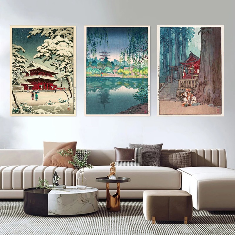 Retro Ukiyo-e Geleneksel Japon - Home Decor Tokyo incelemesi ve fiyatı