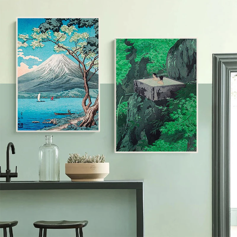 Retro Ukiyo-e Geleneksel Japon - Home Decor Tokyo incelemesi ve fiyatı