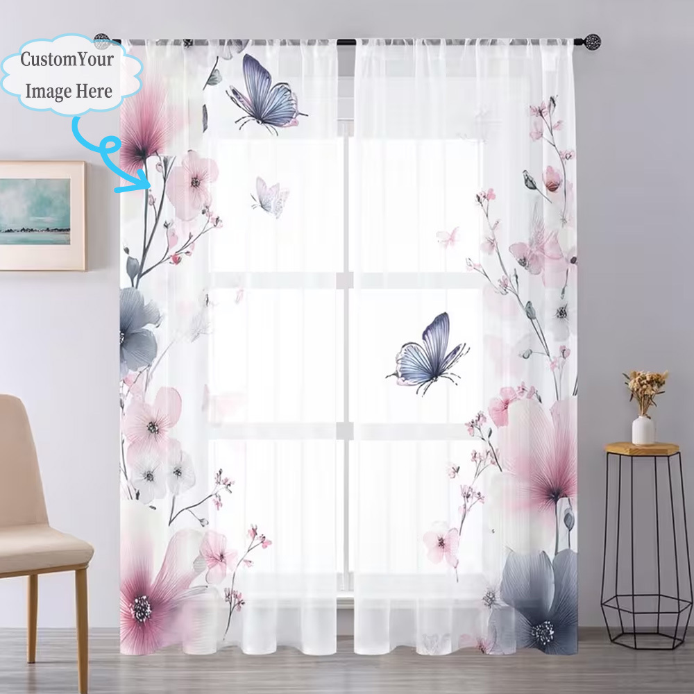 Özel Tasarım 2D Düz 2 Parça Şe - Home Decor Curtains incelemesi ve fiyatı