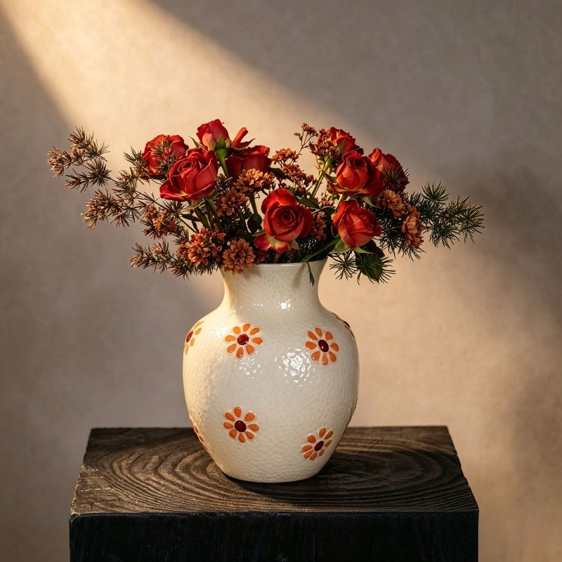 Daisy Ev Dekorasyonu İskandina - Glass Vase Nordic incelemesi ve fiyatı