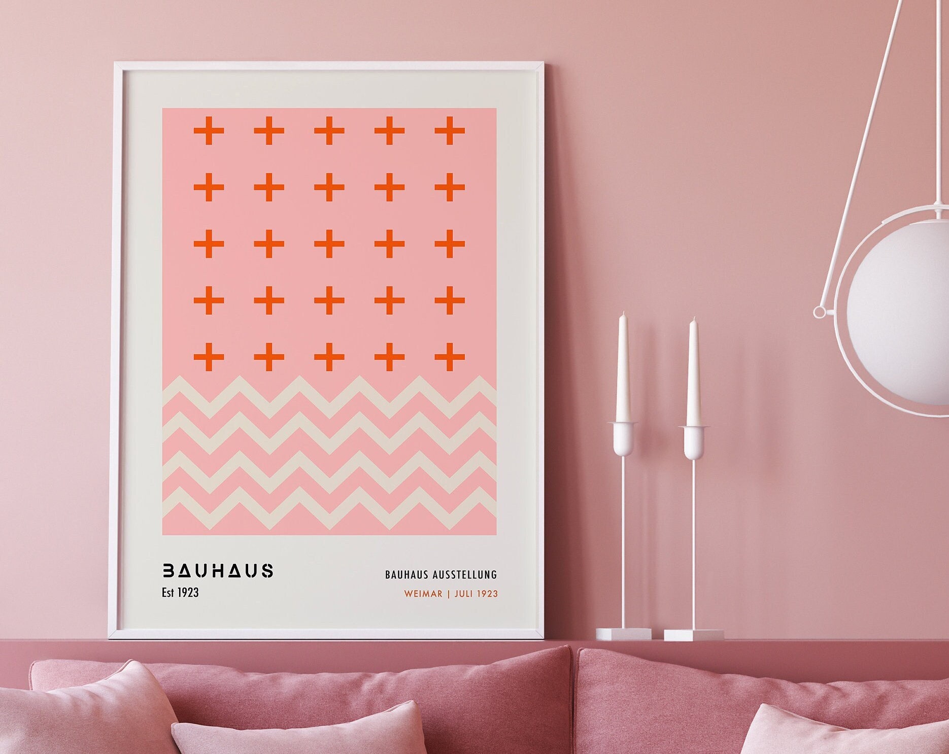 Modernist Bauhaus Geometrik Tu - Home Decor Foto incelemesi ve fiyatı