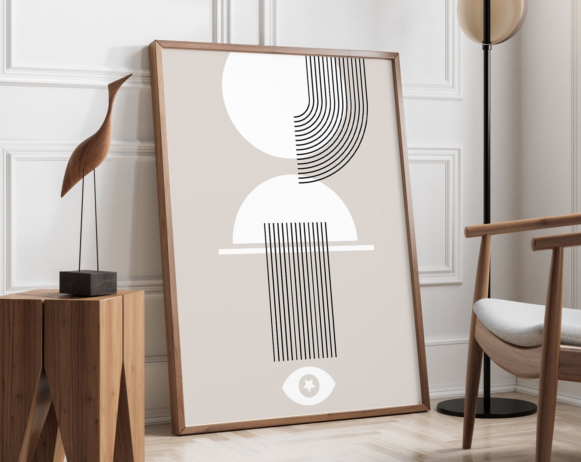 Modernist Bauhaus Geometrik Tu - Home Decor Foto incelemesi ve fiyatı