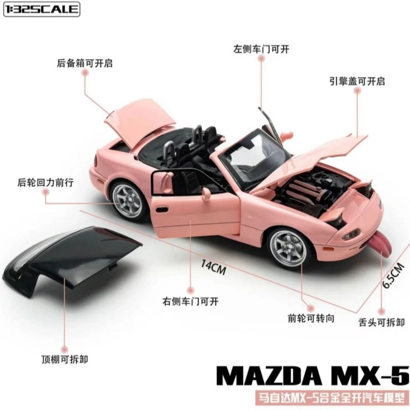 1:32 Ölçekli Mazda MX-5 Döküm  - Home Decor Collection incelemesi ve fiyatı