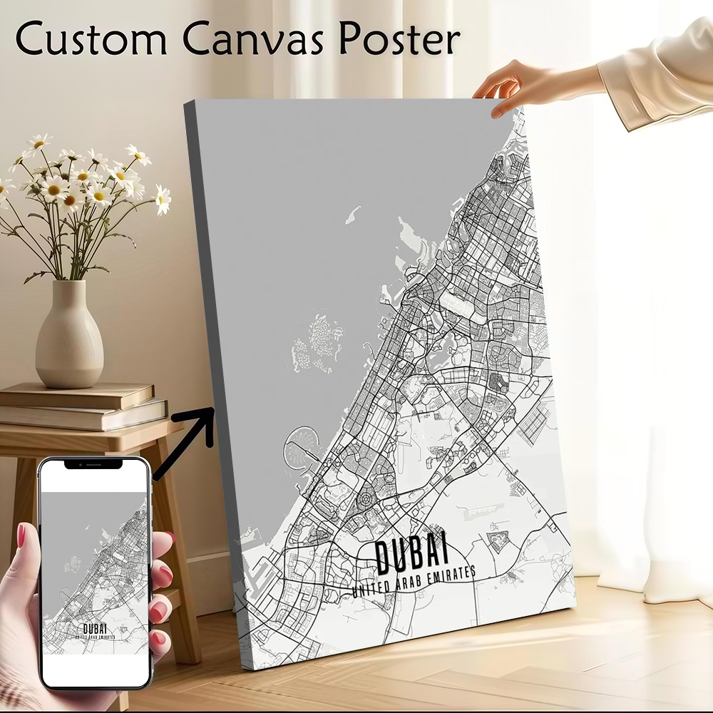 BAE Dubai Şehir Haritası Poste - Home Decor Dubai incelemesi ve fiyatı