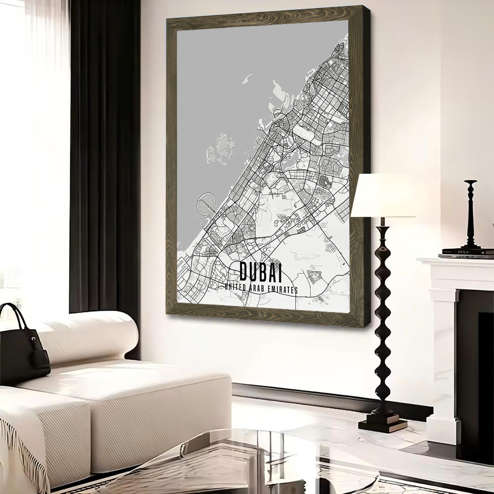 BAE Dubai Şehir Haritası Poste - Home Decor Dubai incelemesi ve fiyatı