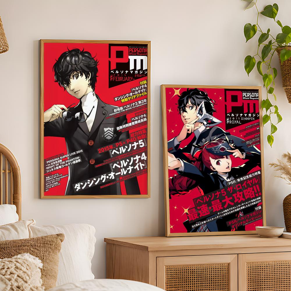P-Persona 5 Oyun Posteri Çıkar - Home Decor Games incelemesi ve fiyatı