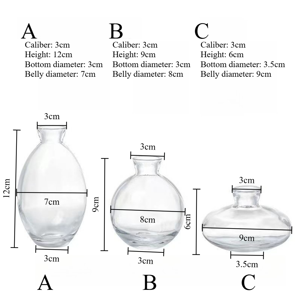 İskandinav Şeffaf Cam Vazo Avo - Glass Vase Nordic incelemesi ve fiyatı
