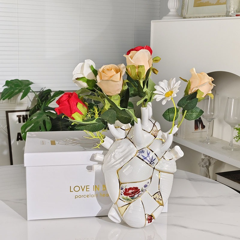 Kalp vazo Oturma odası şarap d - Home Decor Vase incelemesi ve fiyatı