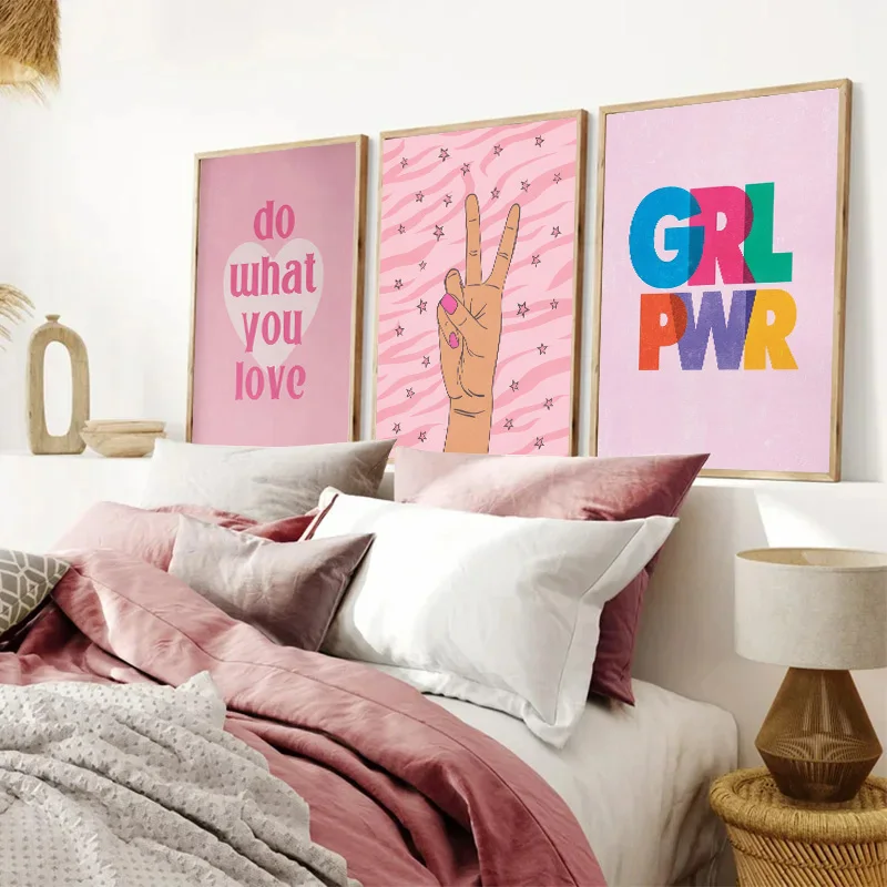 Soyut Pembe Yıldırım Degrade A - Home Decor Japandi incelemesi ve fiyatı