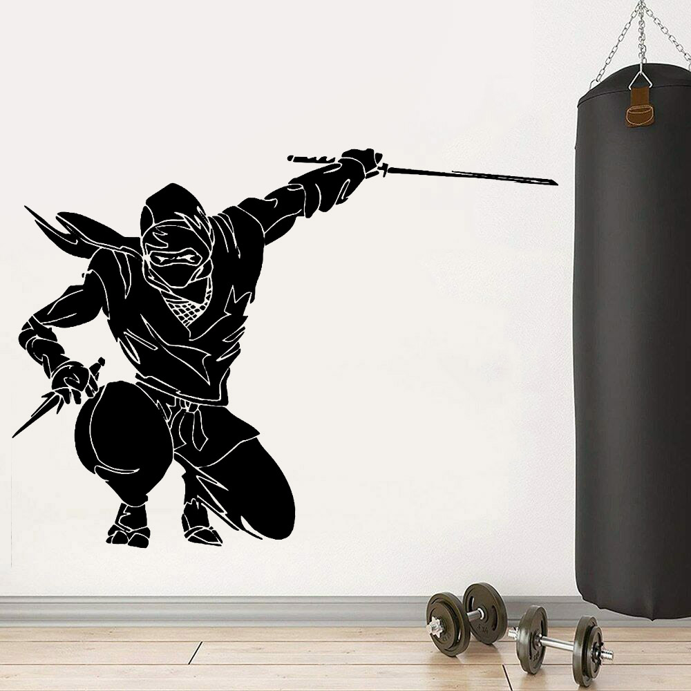 Ninja duvar çıkartması japon s - Home Decor Vinyl Flooring incelemesi ve fiyatı