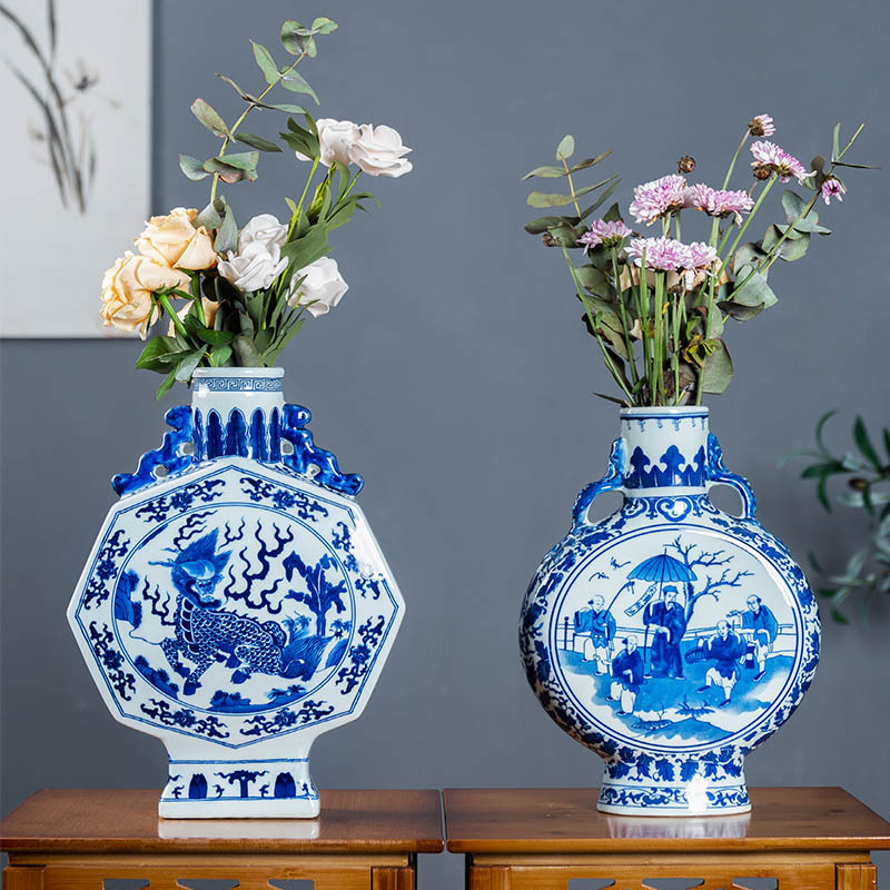 Mavi Beyaz Düz Ay Şekli Serami - Home Decor White incelemesi ve fiyatı