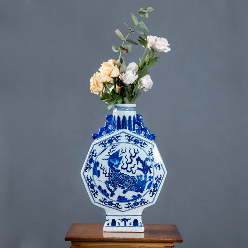 Mavi Beyaz Düz Ay Şekli Serami - Home Decor White incelemesi ve fiyatı