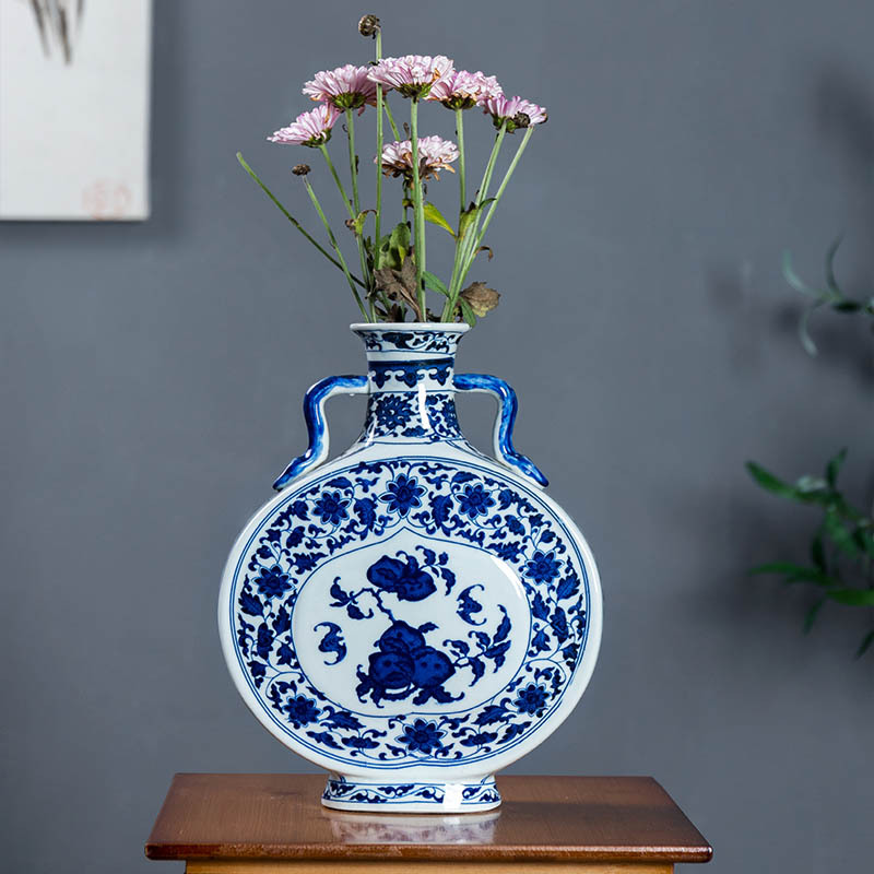 Mavi Beyaz Düz Ay Şekli Serami - Home Decor White incelemesi ve fiyatı