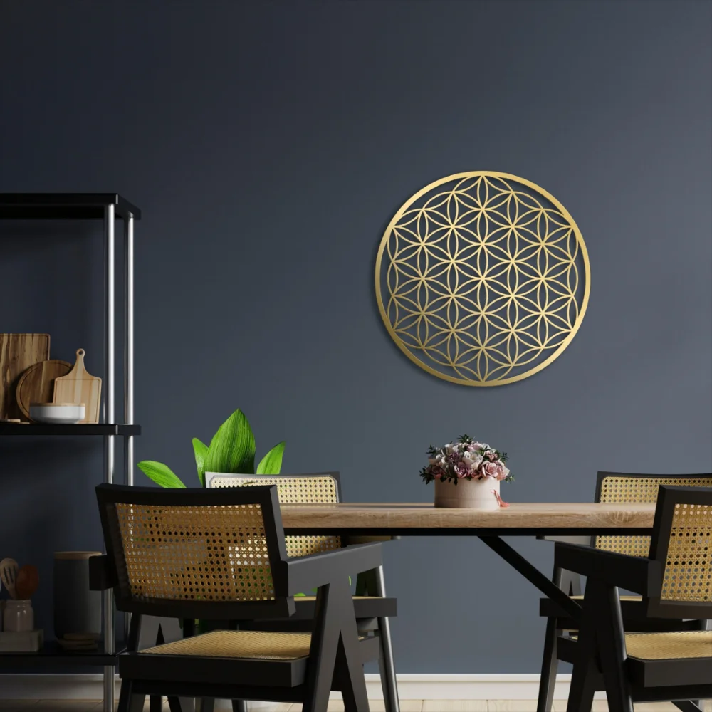 Yaşam Çiçeği Metal Duvar Sanat - Home Decor Sofa incelemesi ve fiyatı